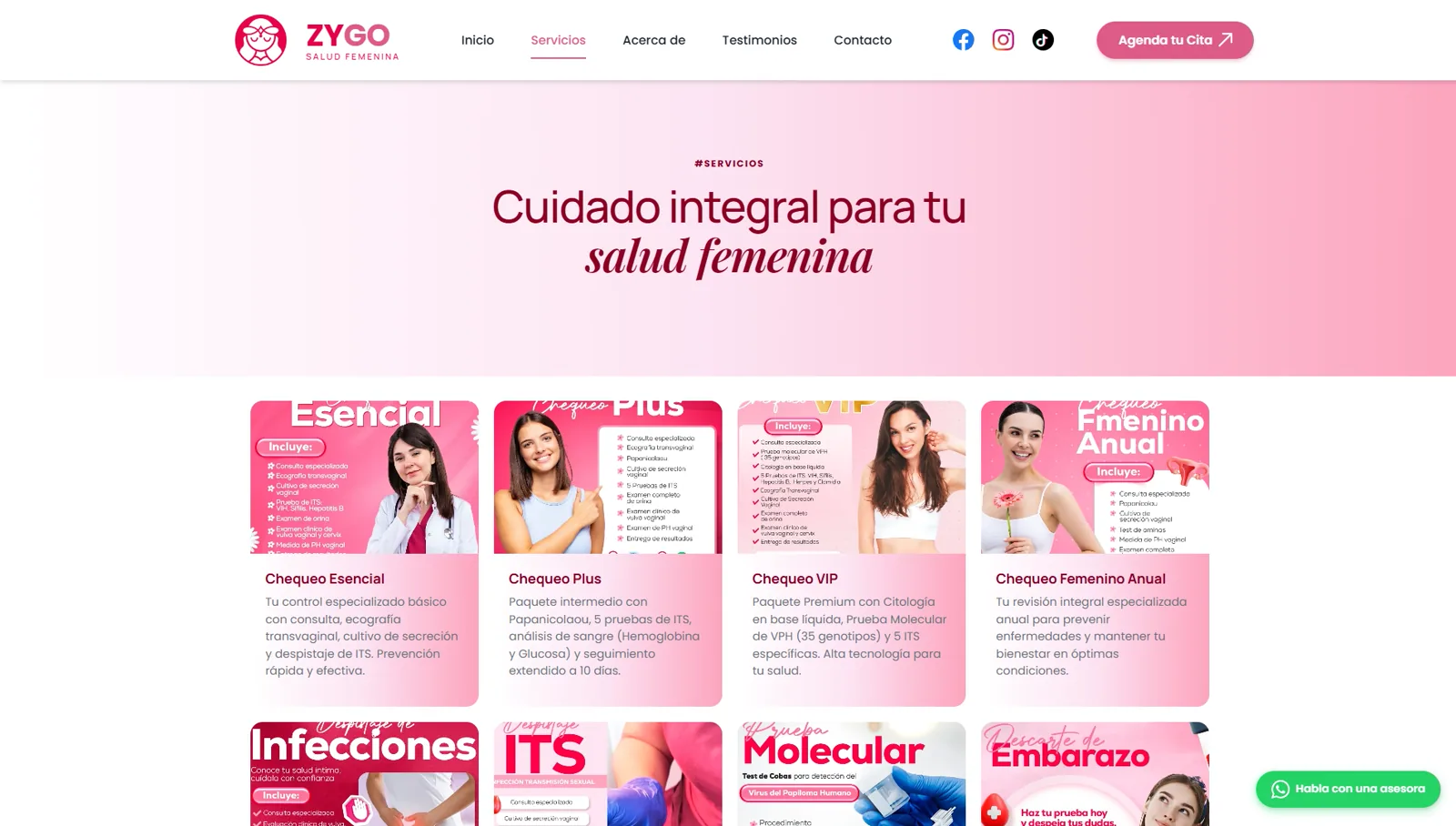 Zygo Web pantalla 4